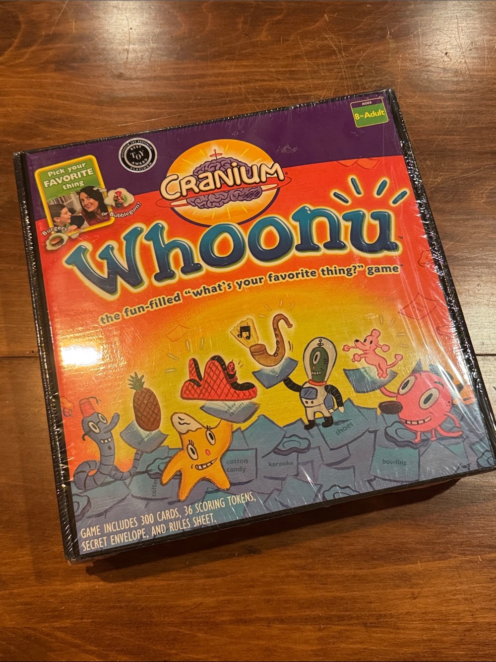 NIP Cranium Whoonu What’s Your Favorite Thing Game Factory Sealed Family Age 8+